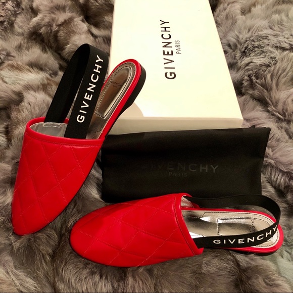 Givenchy Shoes - NIB Givenchy Rivington Leather Slingback Slippers